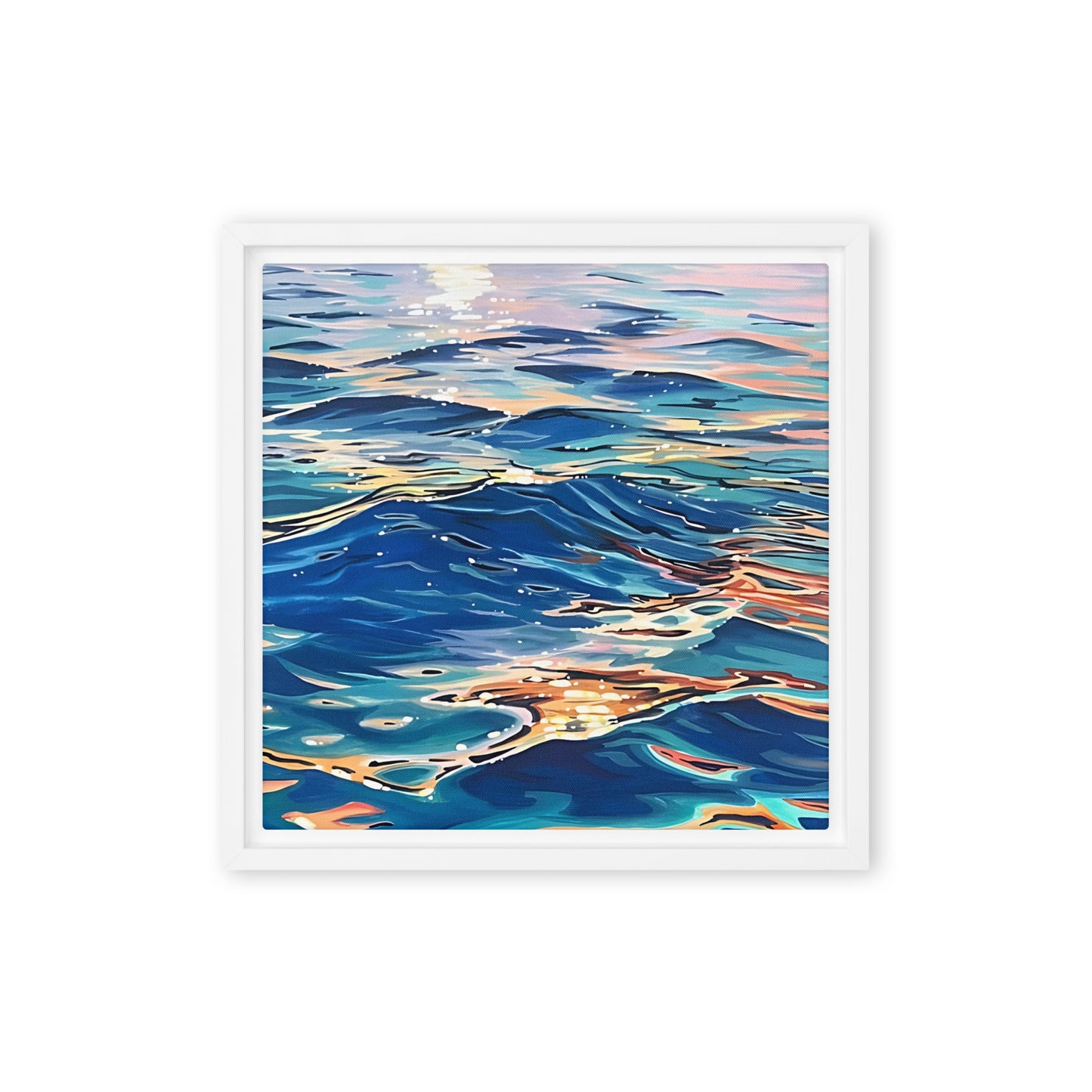 Sparkling Water Limited Edition Framed canvas print