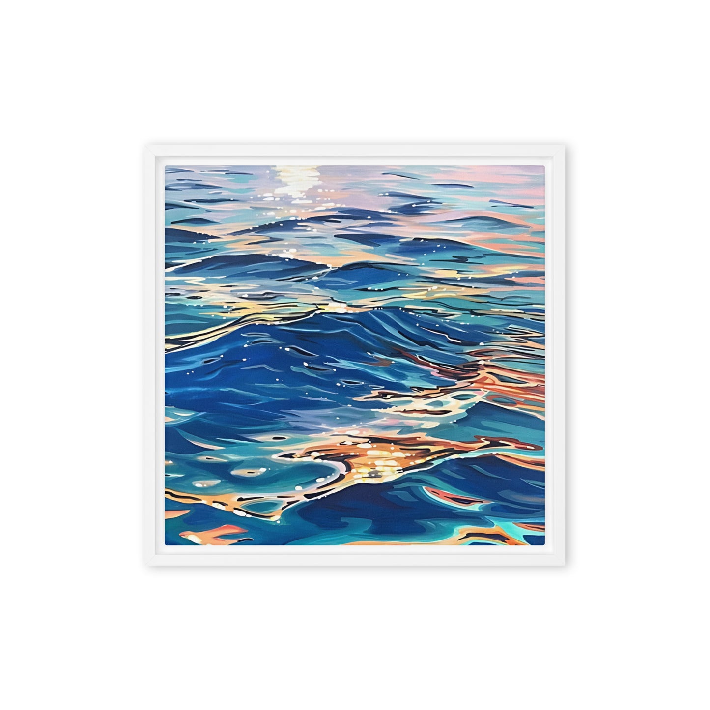 Sparkling Water Limited Edition Framed canvas print