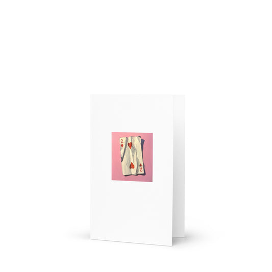 Two Of Hearts Greeting Card