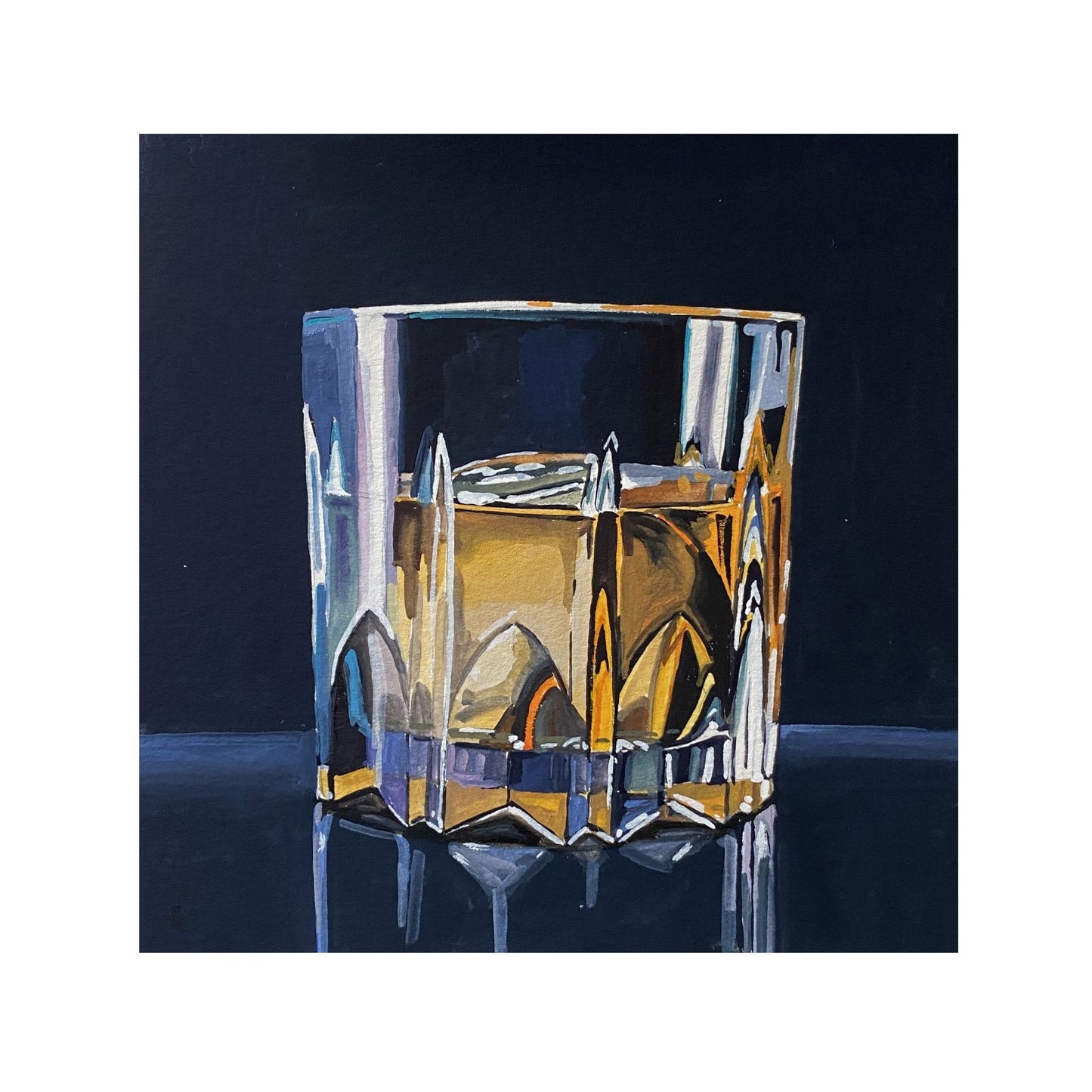 Whiskey Shot Glass 6x6 Print