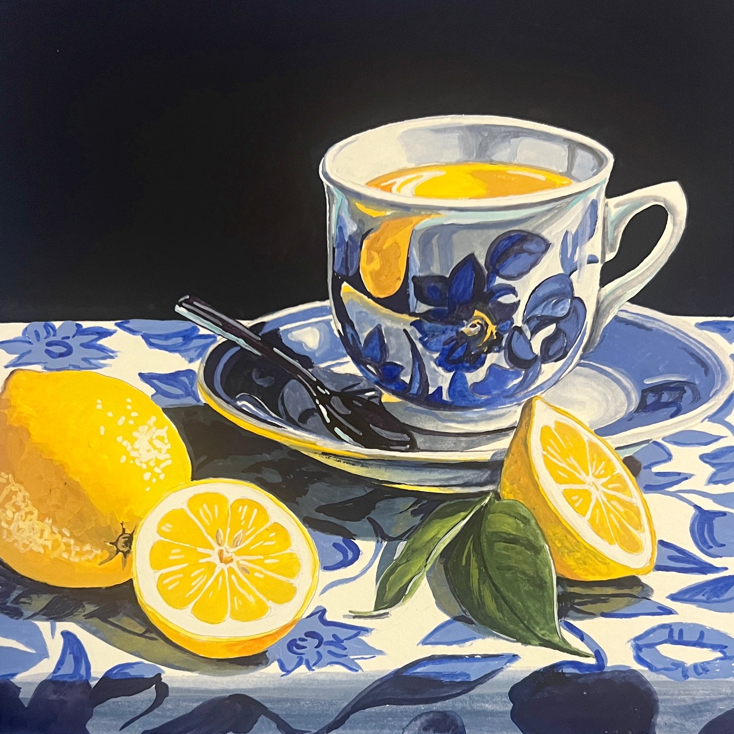 A Cup of Tea with Lemon