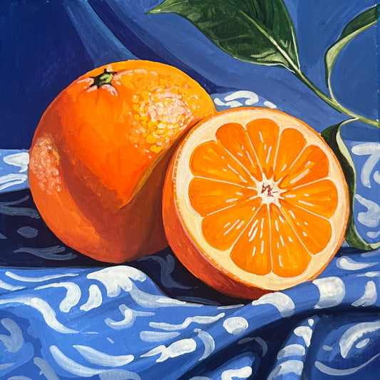 Oranges on Cobalt