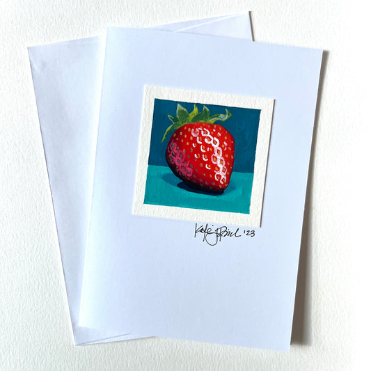 Original strawberry card