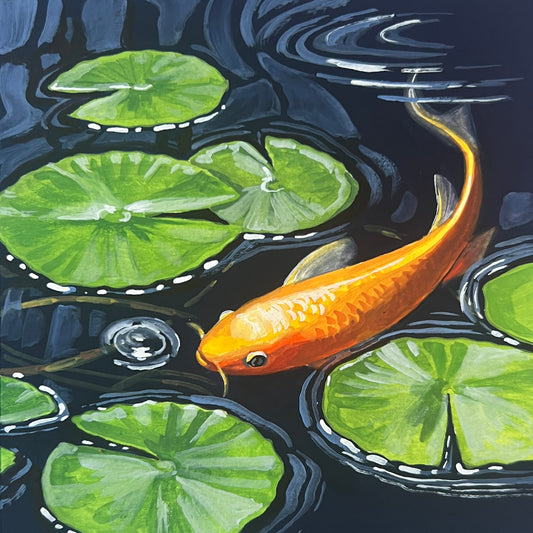 Koi and Lilies