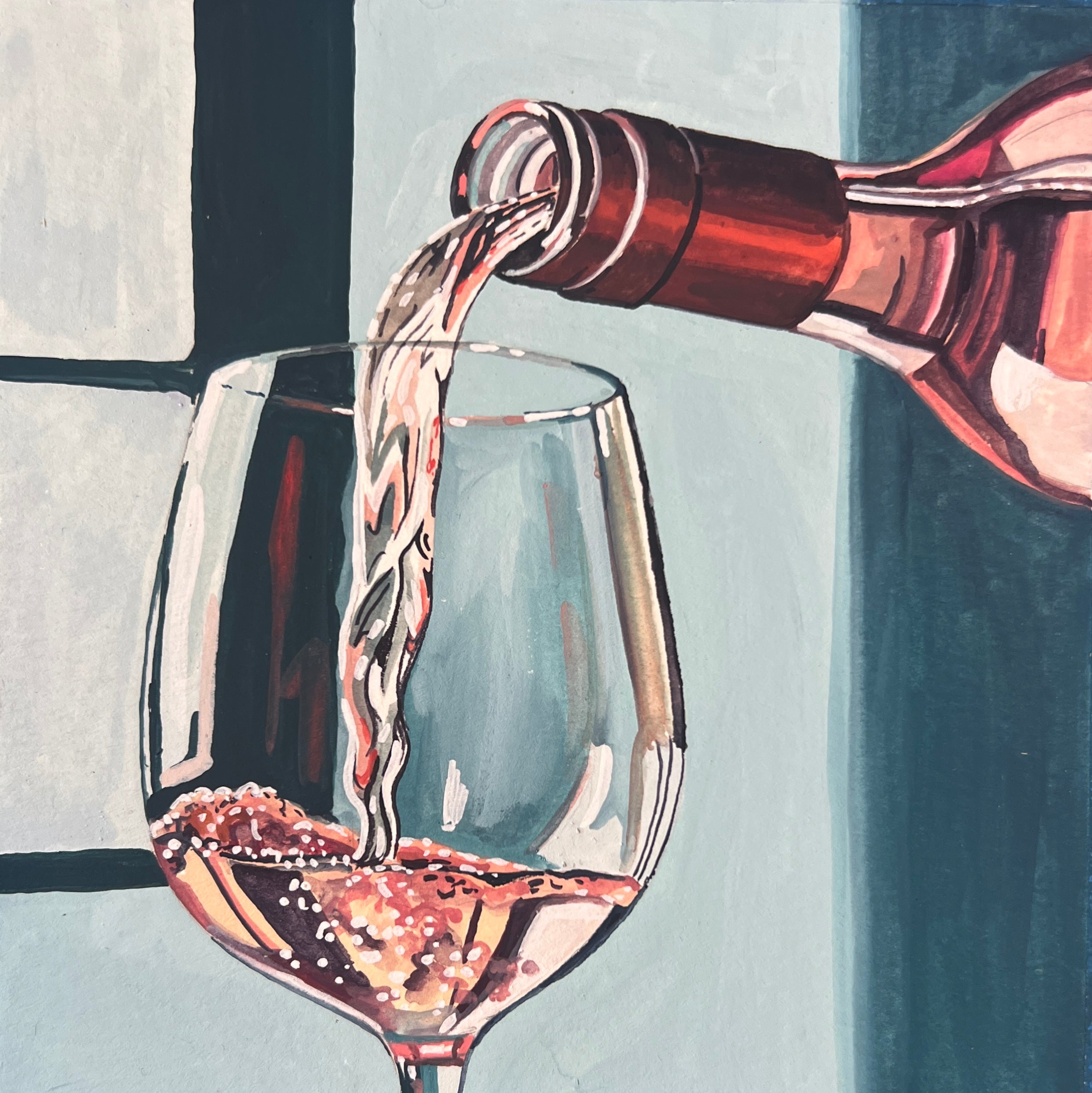 Pouring Rosé – KATE JARVIK BIRCH