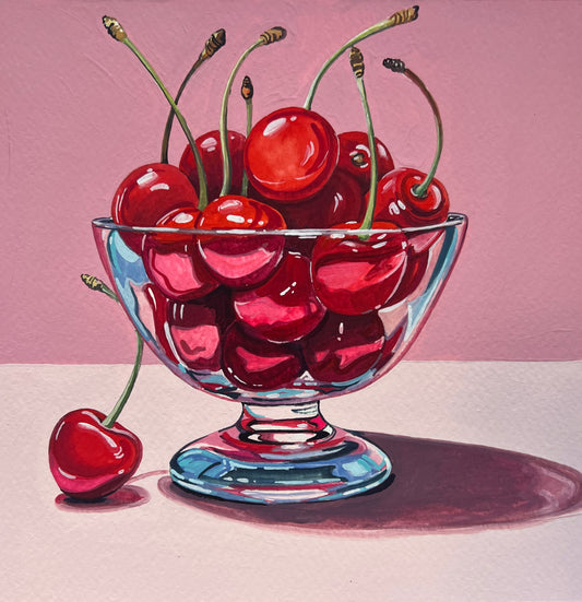 Bowl of Cherries 8x8