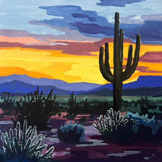 Cactus Sunset