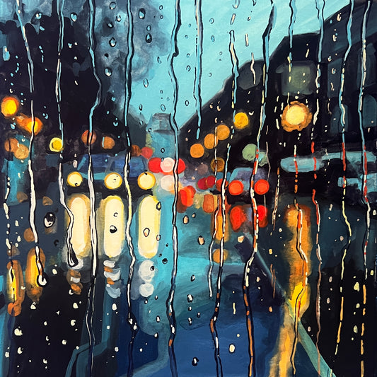 Rain at Twilight 9x9