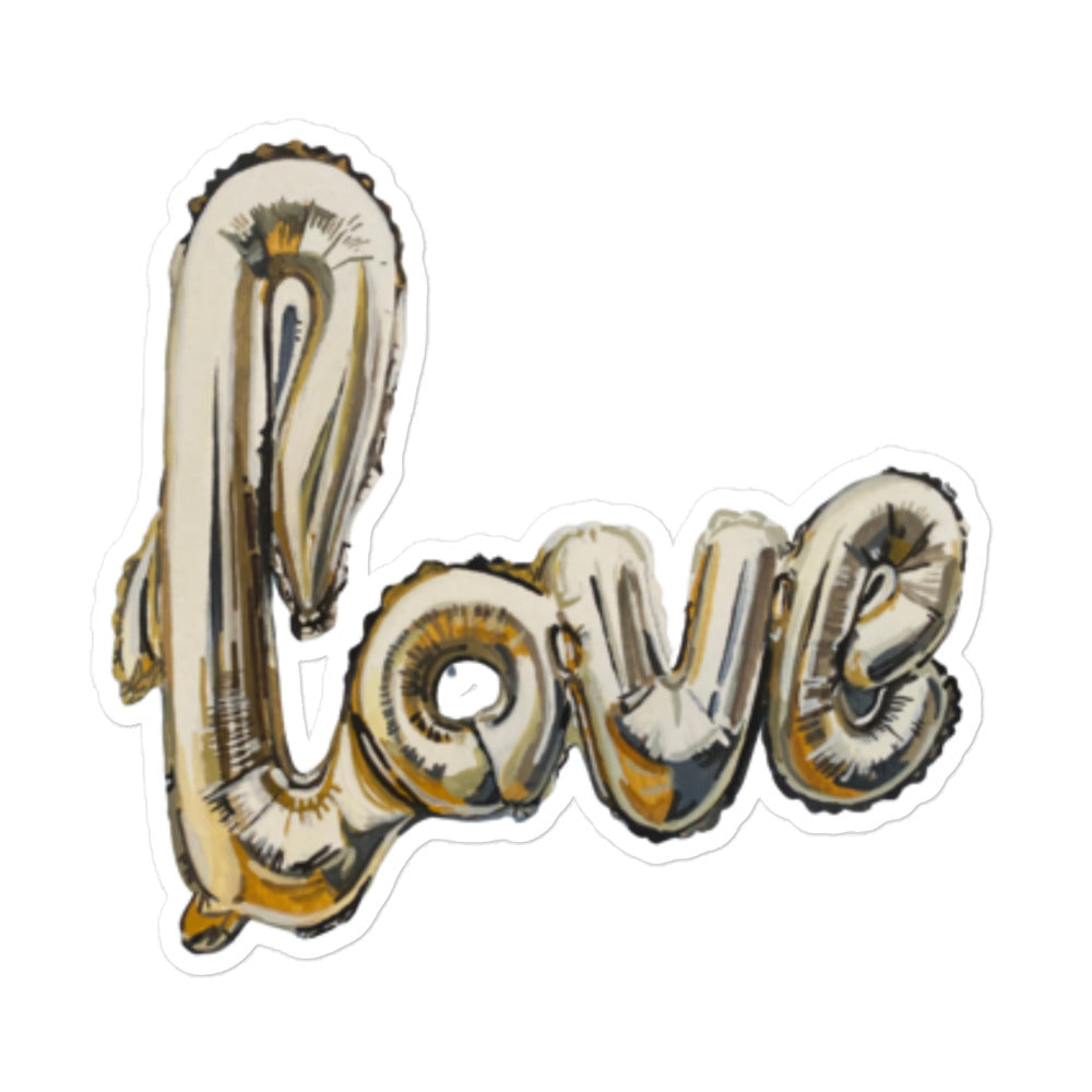 Love Balloon Sticker