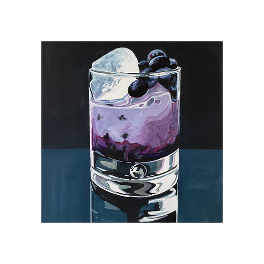 Blueberry Cocktail Print